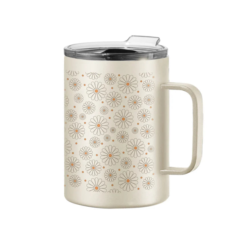 Tasse à double paroi marguerites 420ml - OGGI