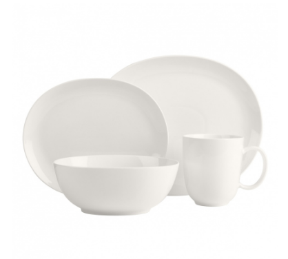 Ensemble de vaisselle Pure oval 16 pièces - Trudeau