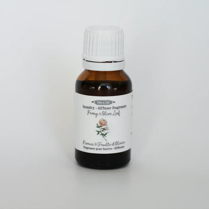 Fragrance pour lessive et diffuseur Pivoine et feuille d'olivier - Dot & Lil
