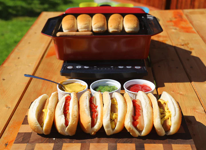 Plat multifonctions pour hotdog vapeur