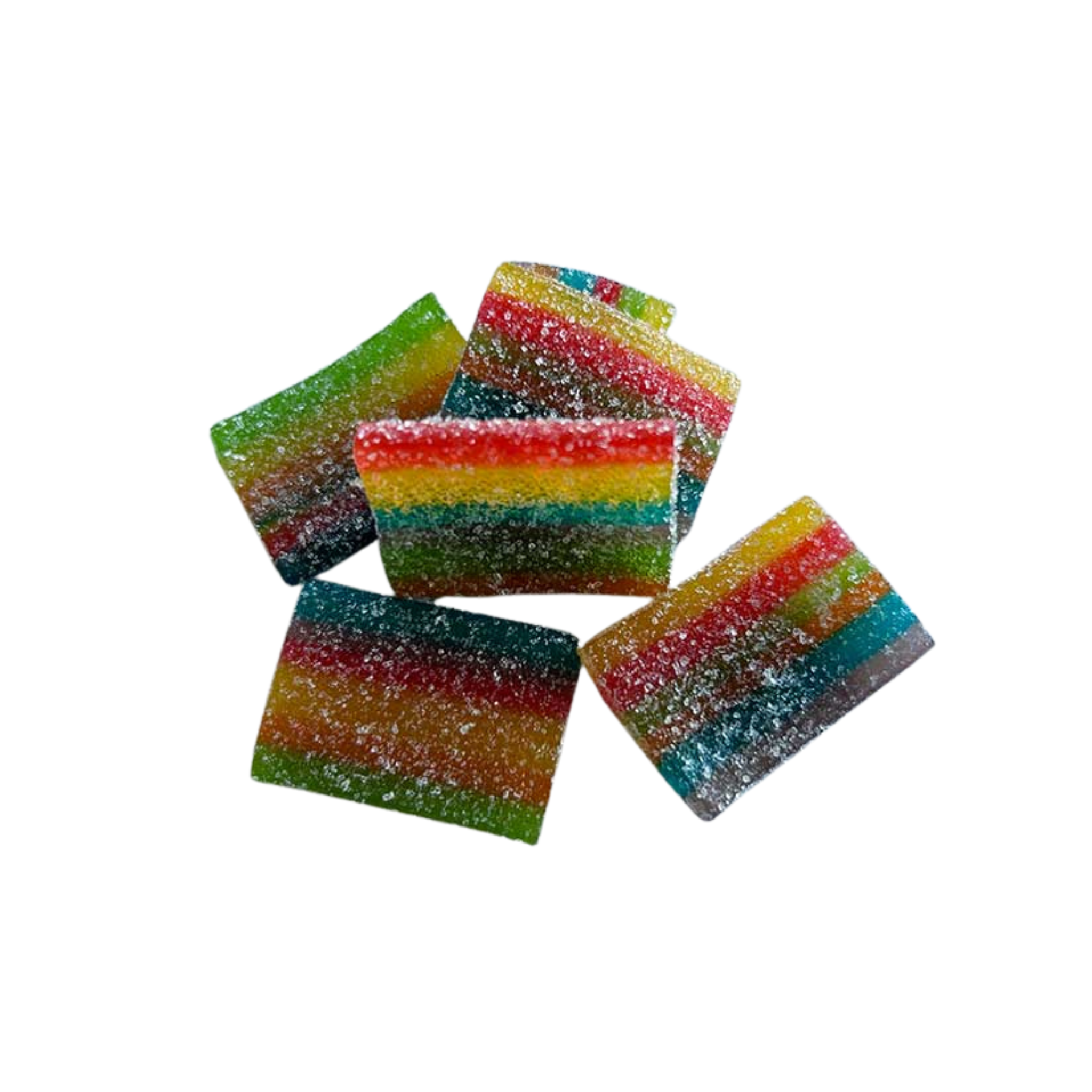 Bonbons mini ceintures Arc-en-ciel 1.2kg