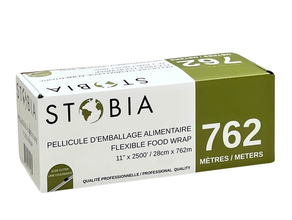 Rouleau de pellicule alimentaire 28cm x 762m - Stobia