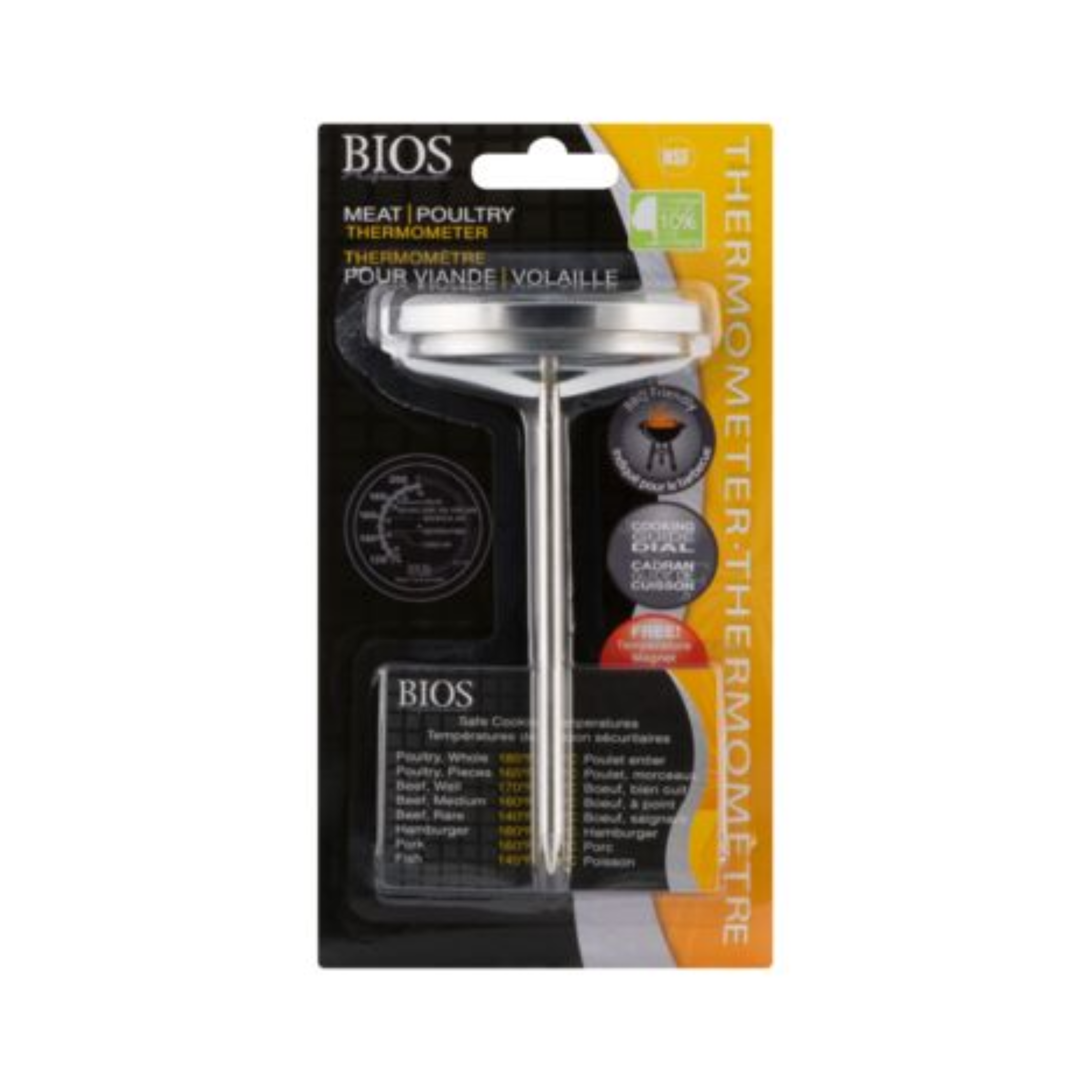 Thermomètre pour viande et volaille