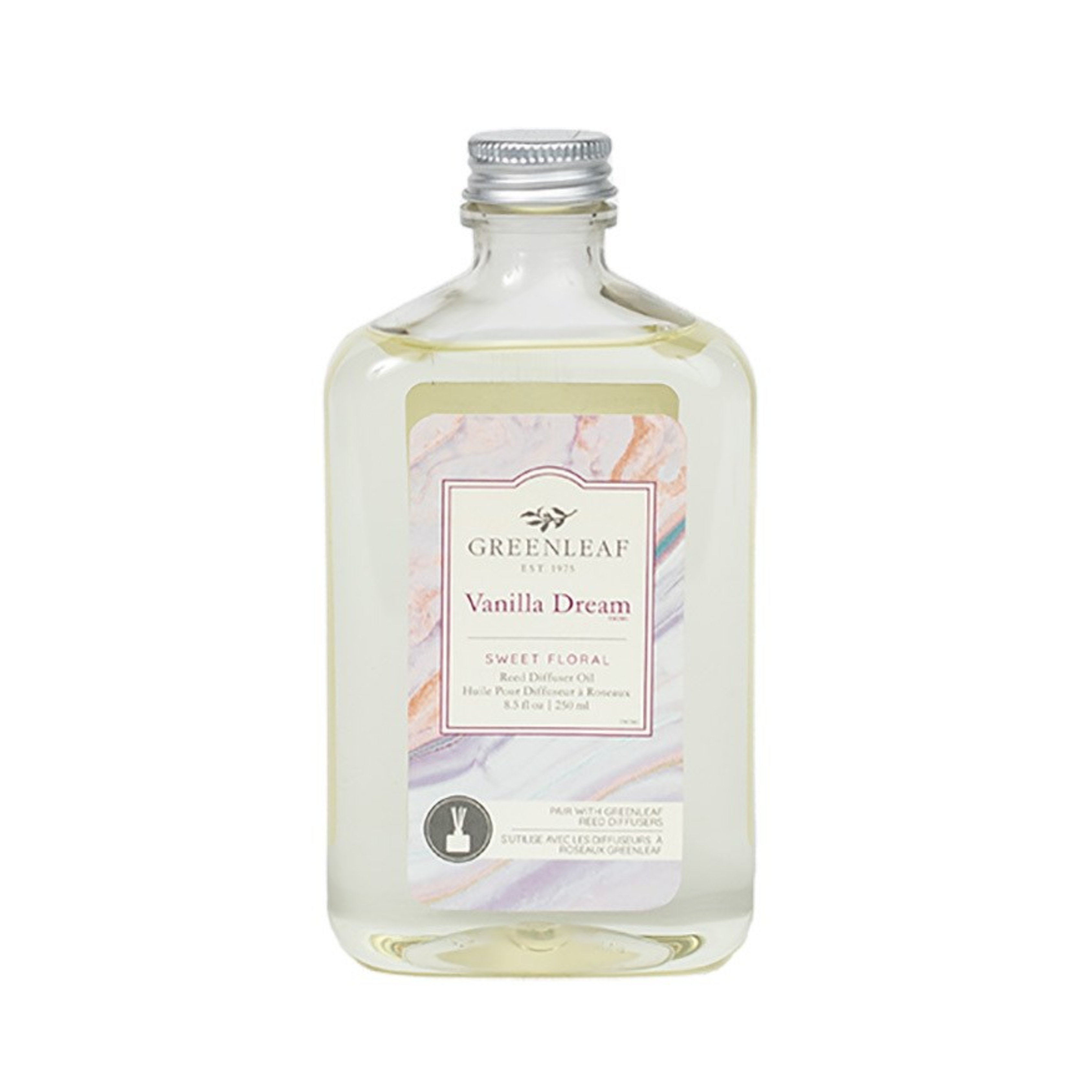Recharge pour diffuseur à roseaux Vanilla dream 250ml - Greenleaf