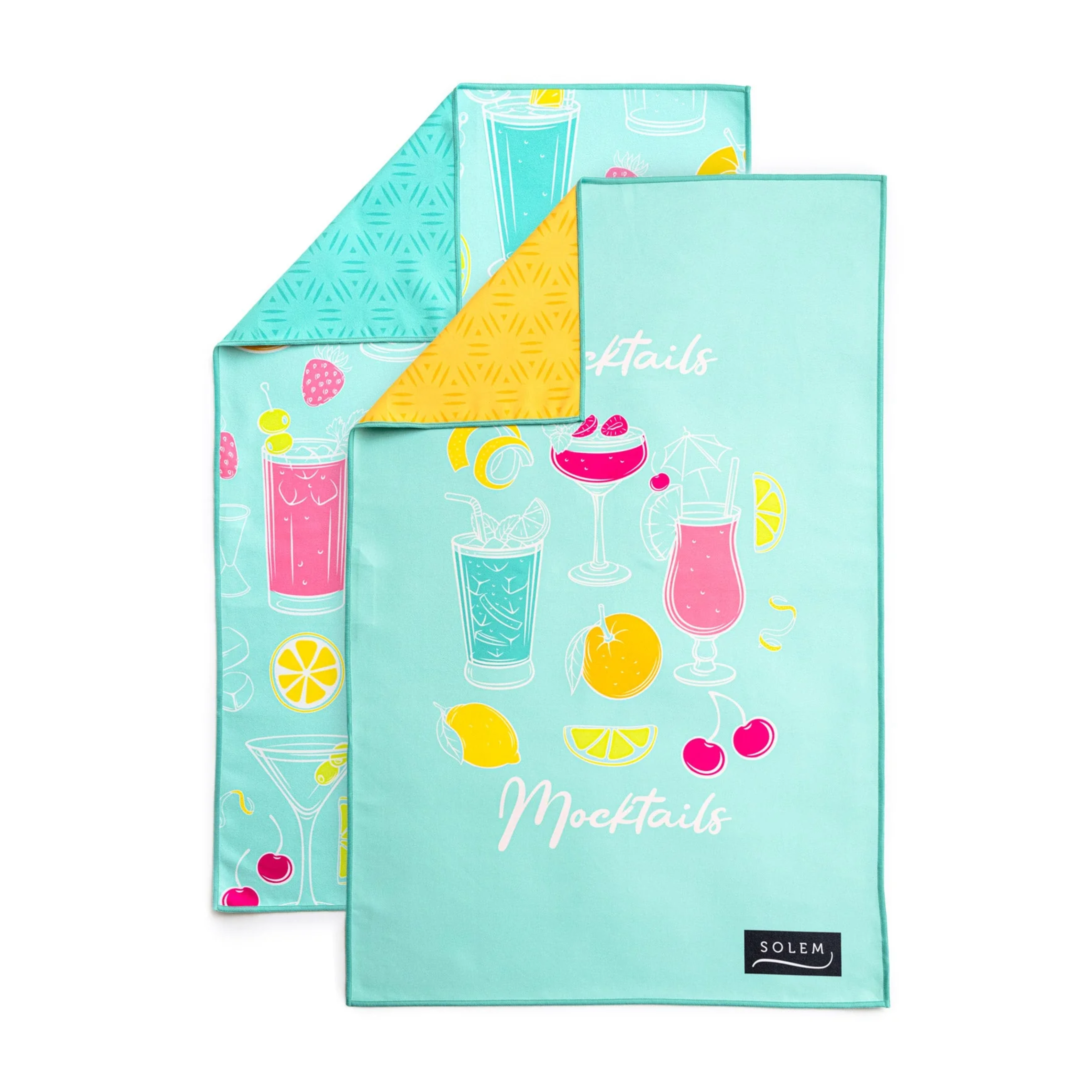 Ensemble de 2 linges à vaisselle Passion Mocktails - Solem