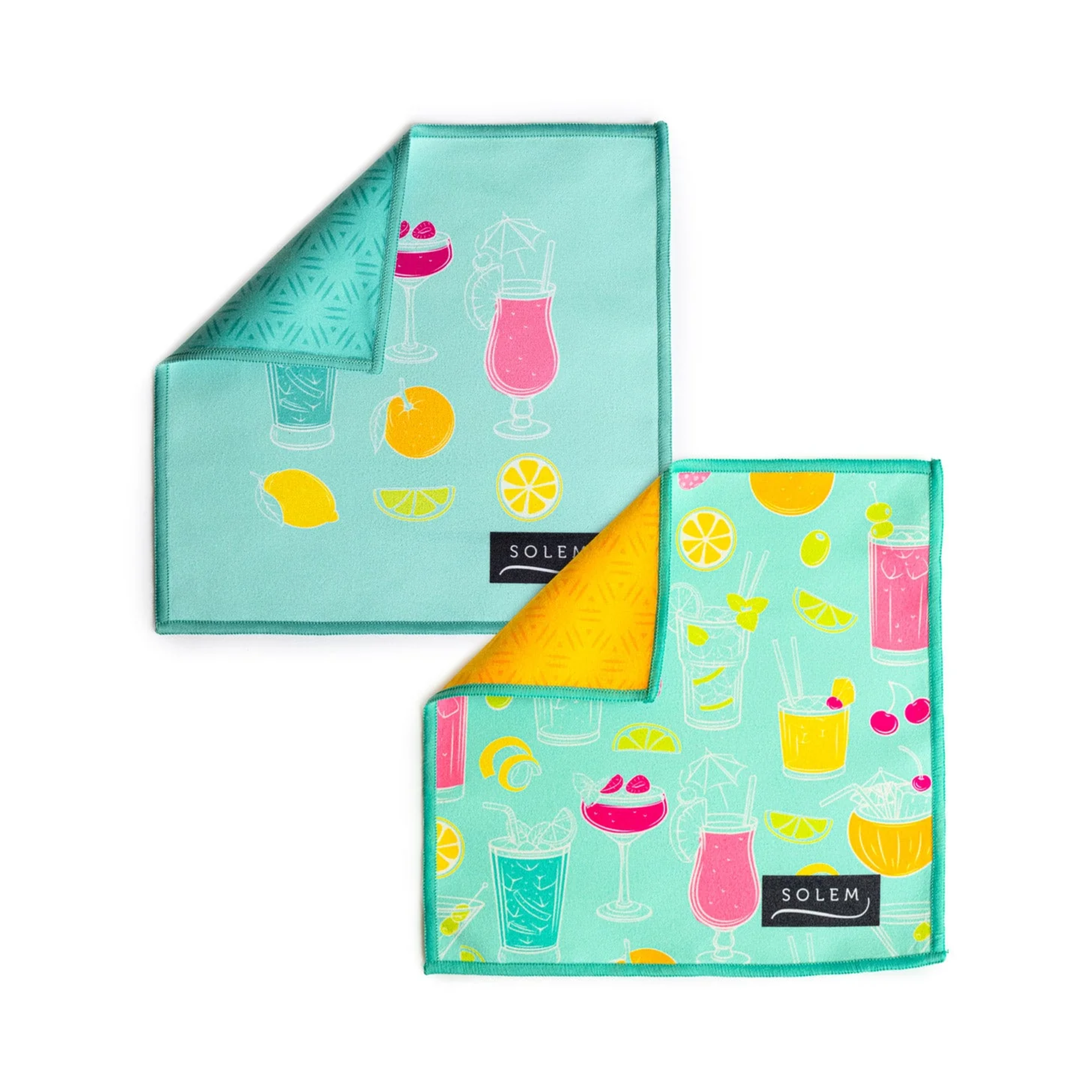 Ensemble de 2 linges à lunettes Passion Mocktails - Solem