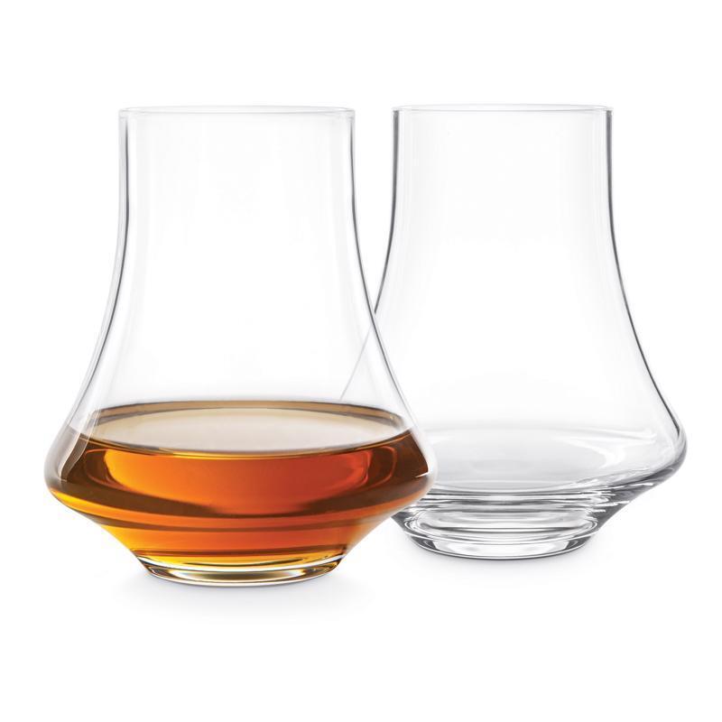 Ensemble de 2 verres à Whisky ''Spin and roll''