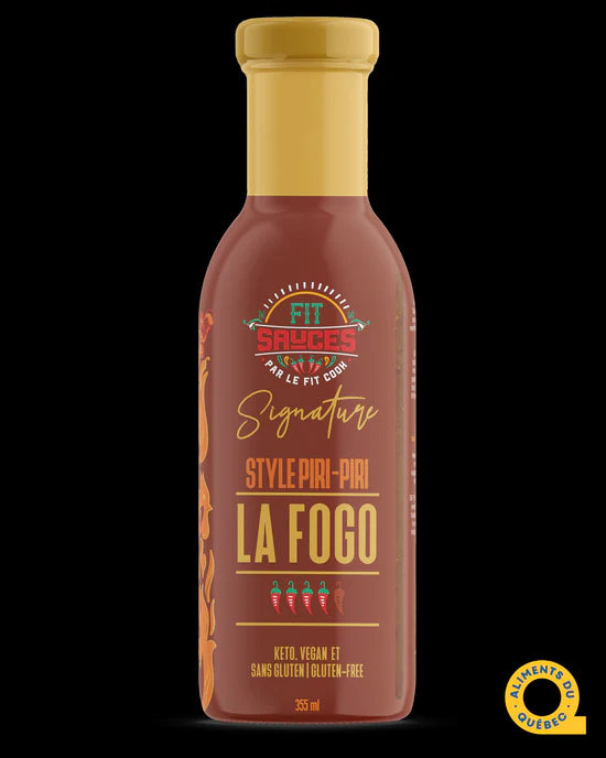 Sauce piri-piri sans sucre La Fogo 355ml - Le Fit Cook
