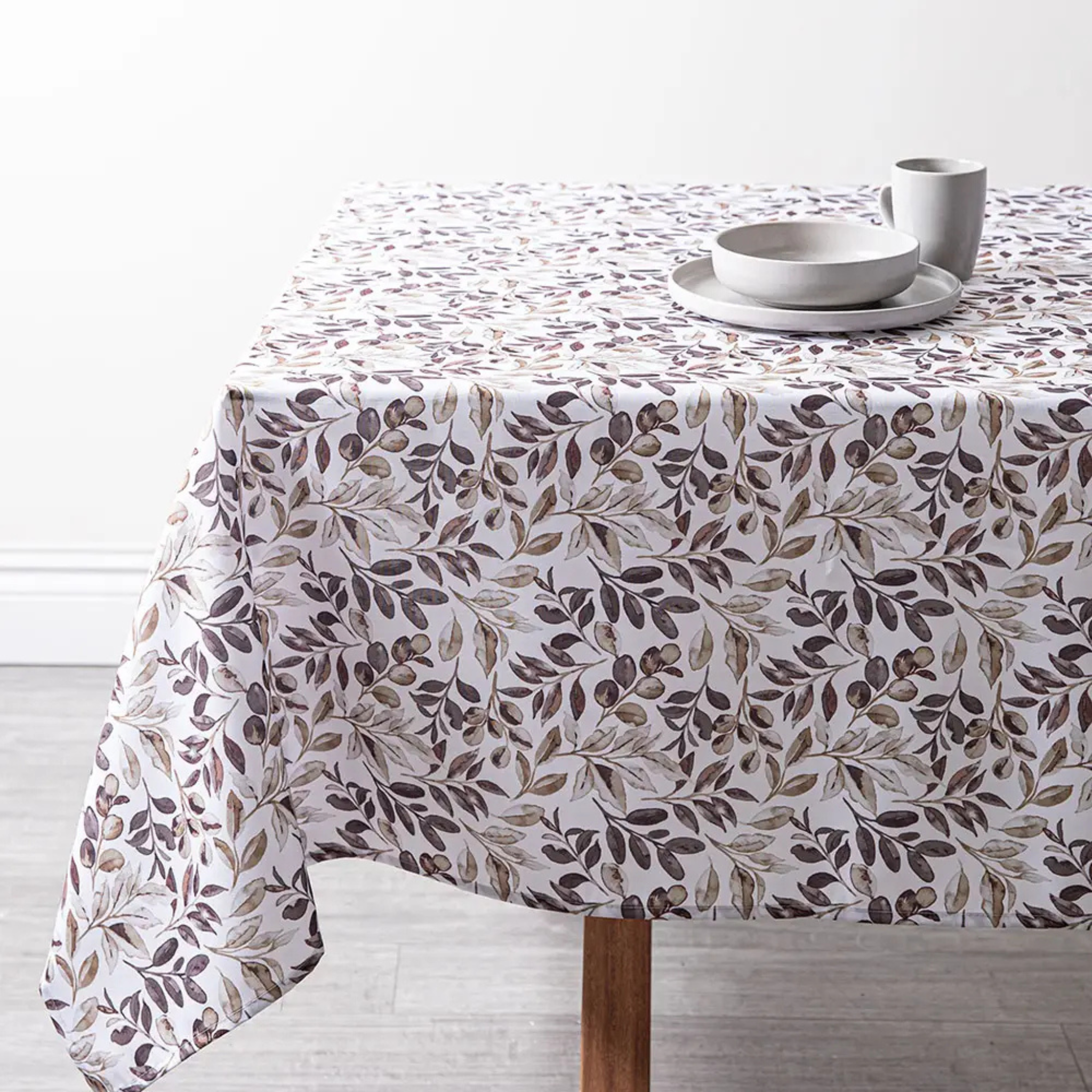 Nappe rectangulaire en polyester imprimée Serenity 58" x 94"