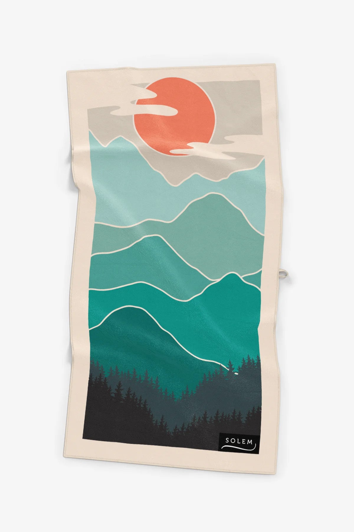 Serviette de plage en microfibre Horizon XL - Solem