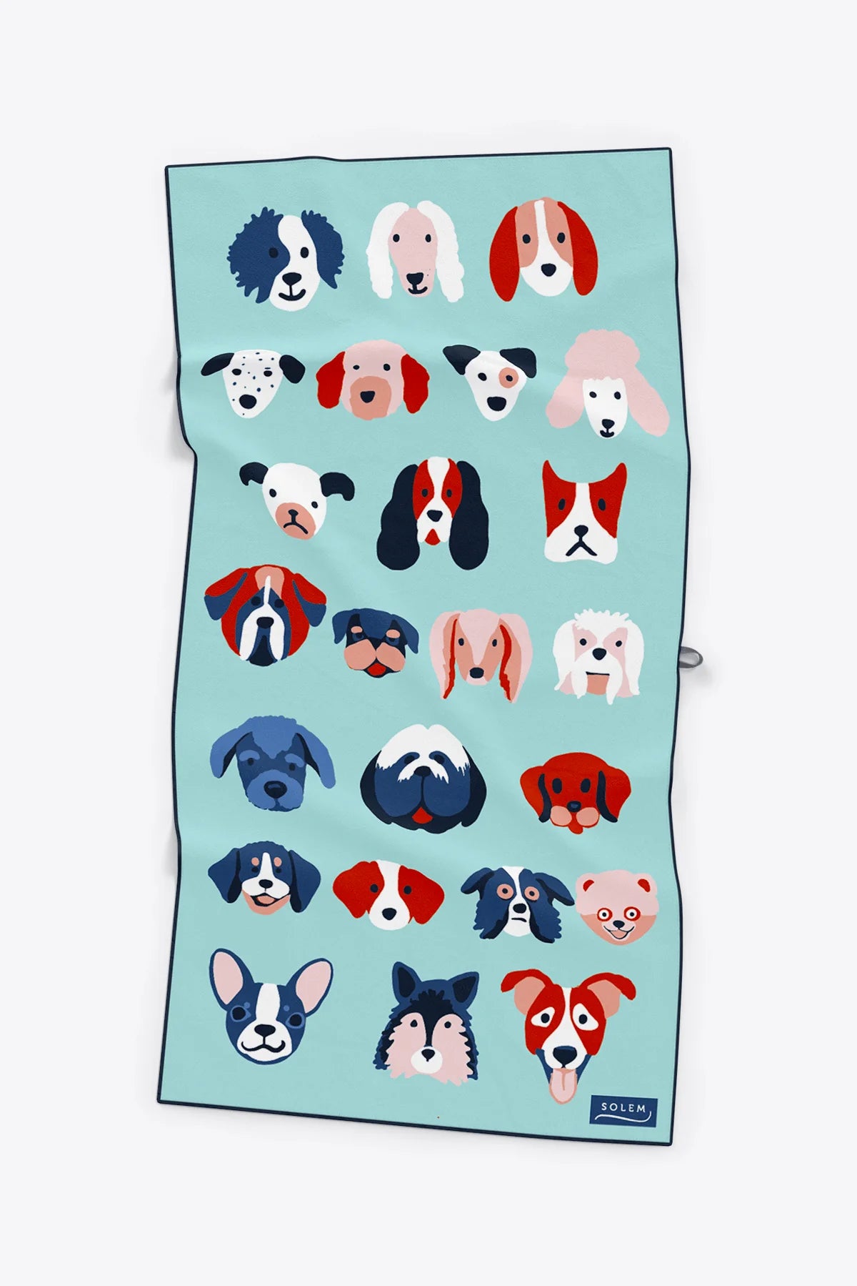 Serviette de plage en microfibre Nom d'un chien - Solem