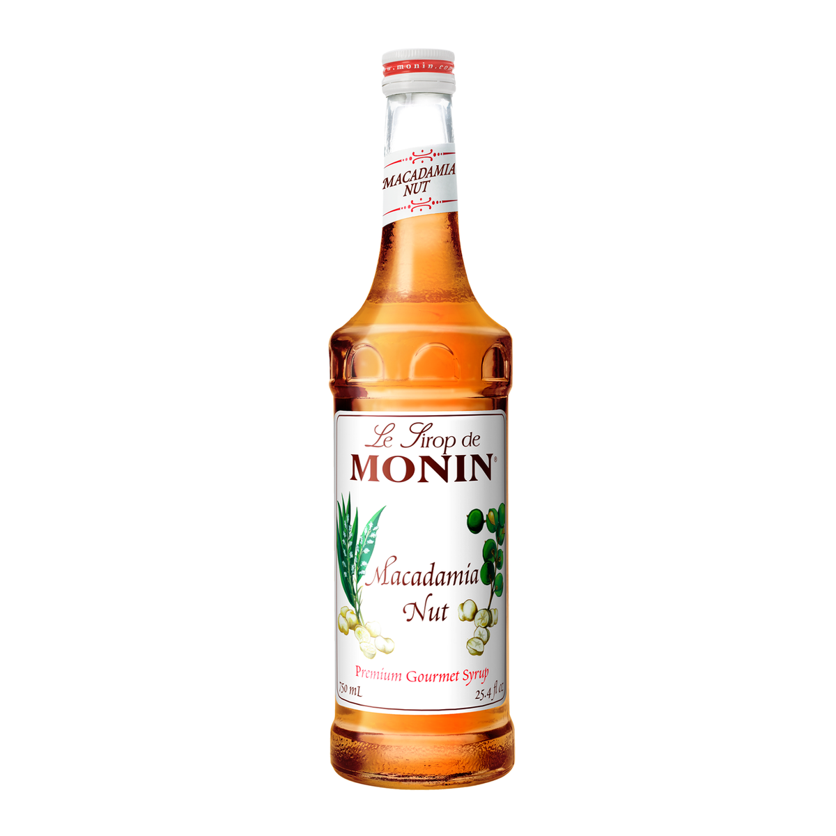 Sirop Noix de macadam Monin 750 ml, bouteille de verre