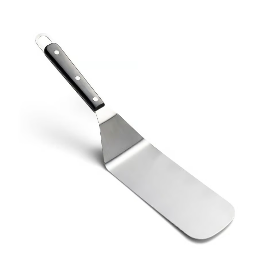 Spatule pour plaque chauffante en acier inoxydable