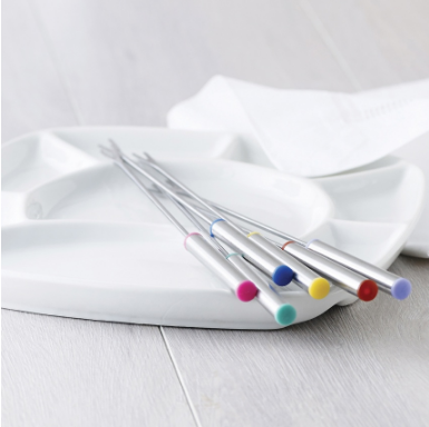 Ensemble de 6 fourchettes à fondue Multicolore - Trudeau