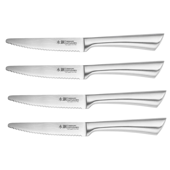 Ensemble de 4 couteaux à steak 4.5" Damashiro® - Cuisine::pro®