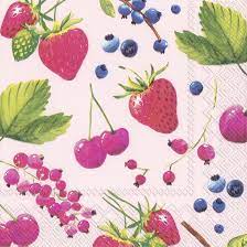 Ensemble de serviettes de table en papier Sorbet