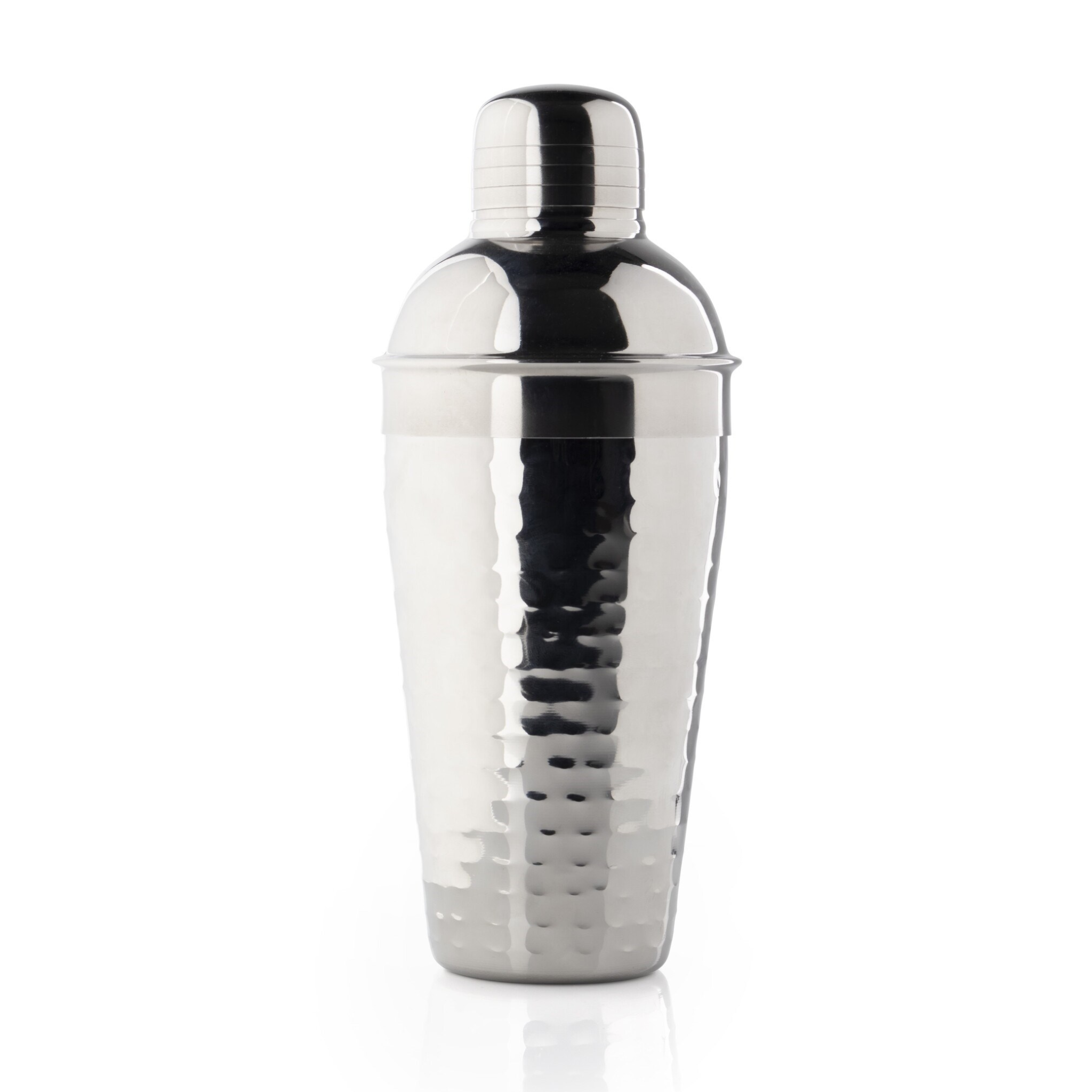 Shaker à cocktail martelé en acier inoxydable 500ml
