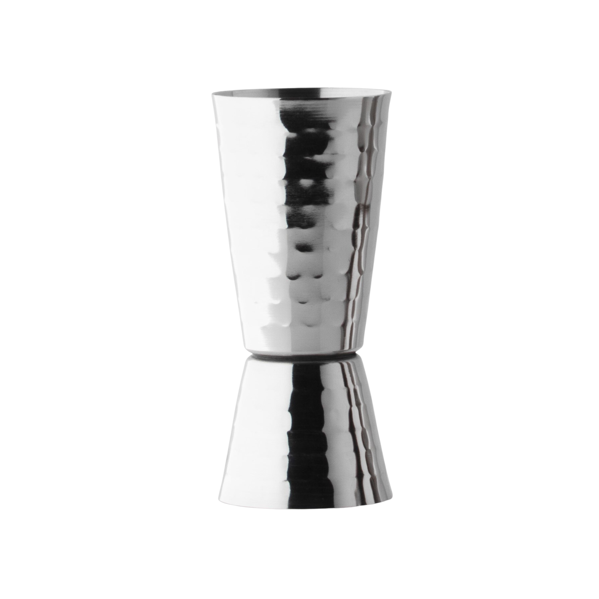 Doseur à cocktail martelé en acier inoxydable