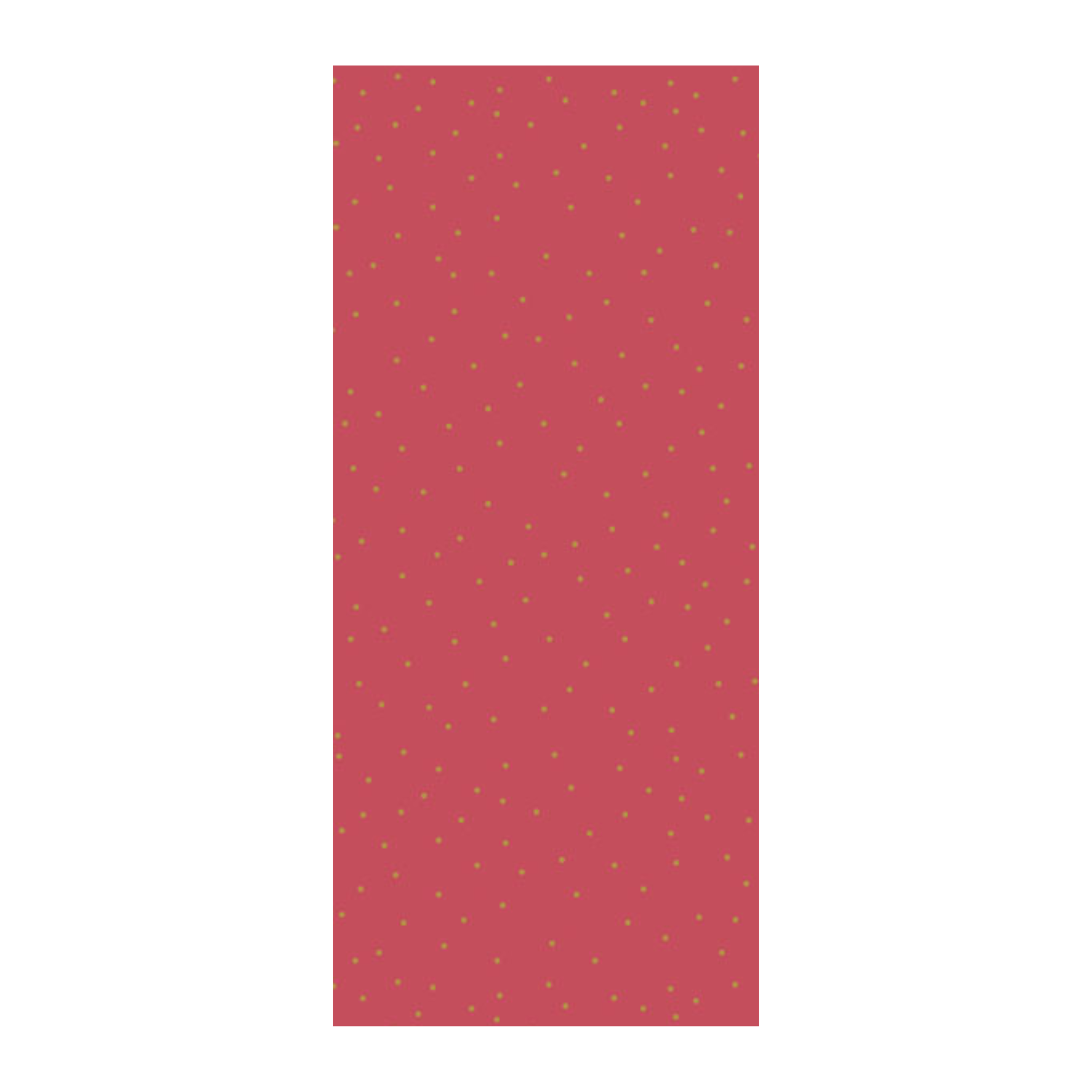 Set of 4 sheets of red tissue paper with gold dots