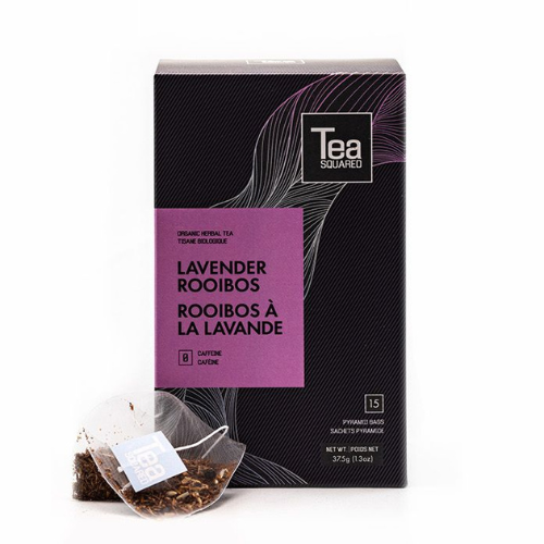 Ensemble de 15 sachets thé bio Rooibos à la lavande