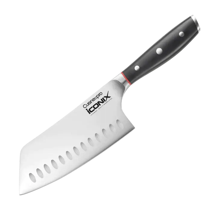 Couteau couperet de cuisine Cuisine::pro iconiX 6,5 po en acier inoxydable allemand avec poignée en polymère durable