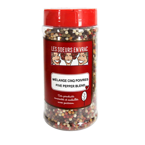 Mélange 5 poivres 180 g - Les Soeurs en vrac