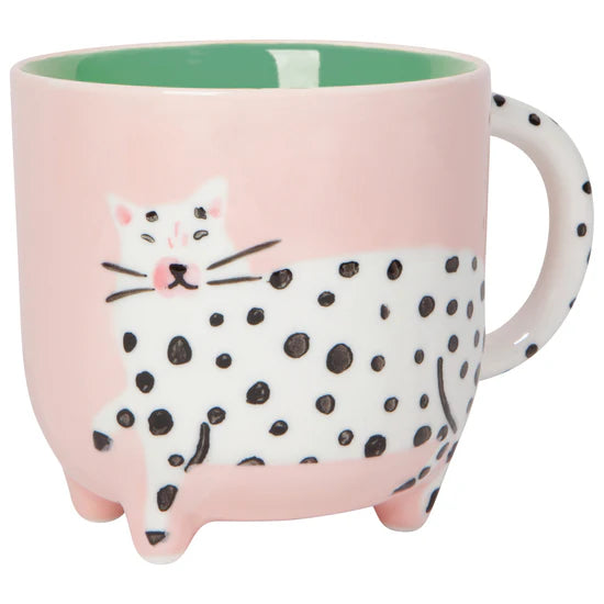 Tasse Chat à pois 15oz