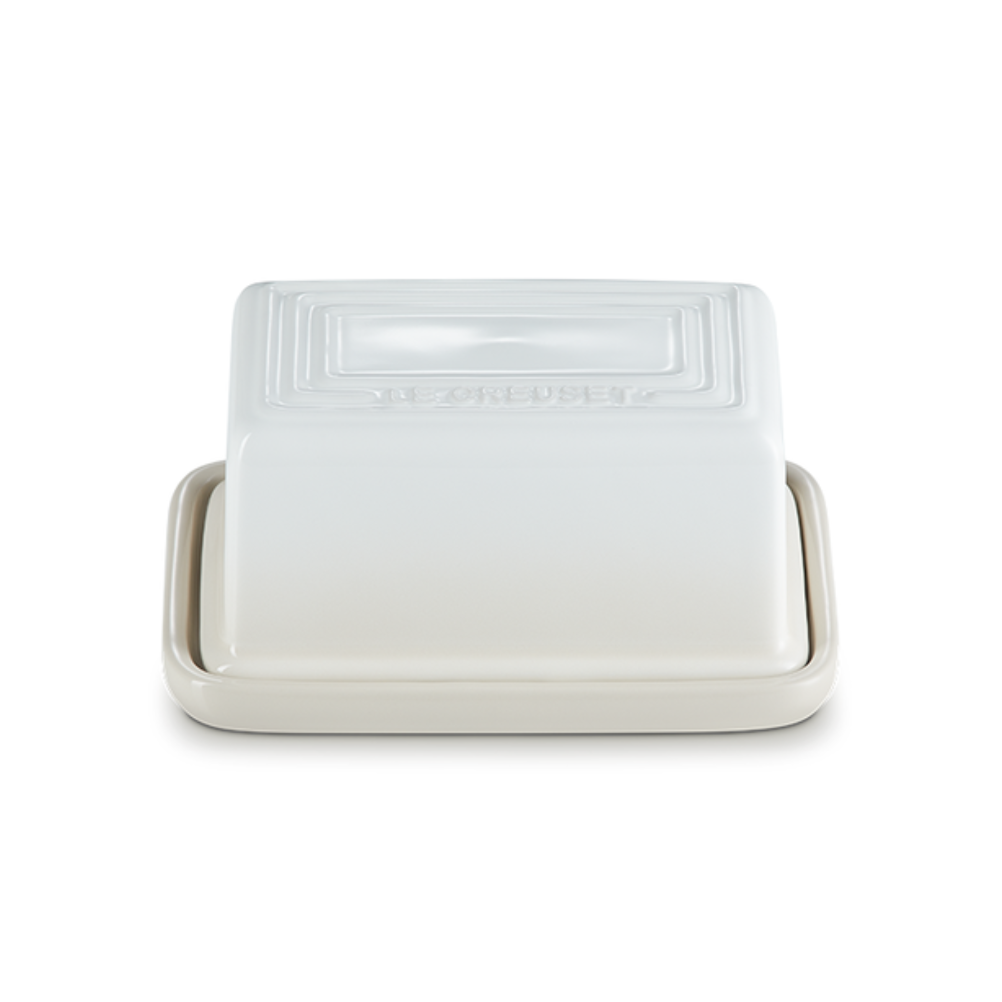Le Creuset Meringue Stoneware Butter Dish