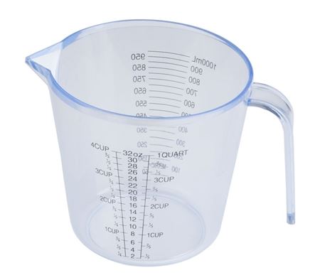 Tasse à mesurer en plastique 4 tasses