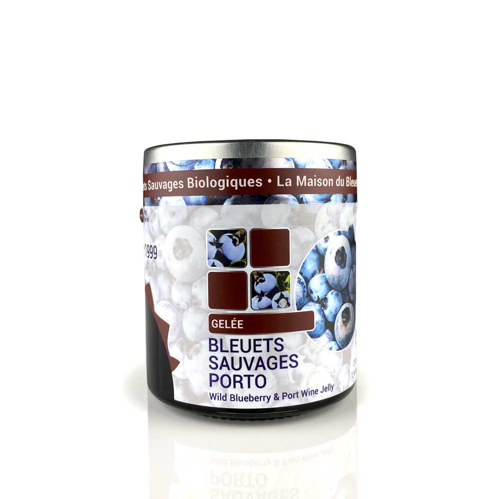 Gelée de bleuets sauvages et porto - La maison du bleuet