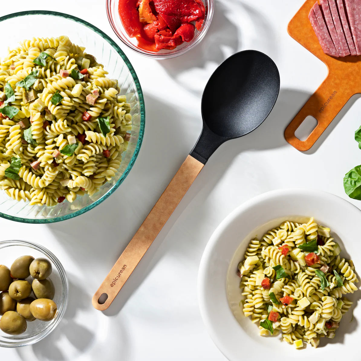 Grande cuillère en nylon Noir 14po - Epicurean