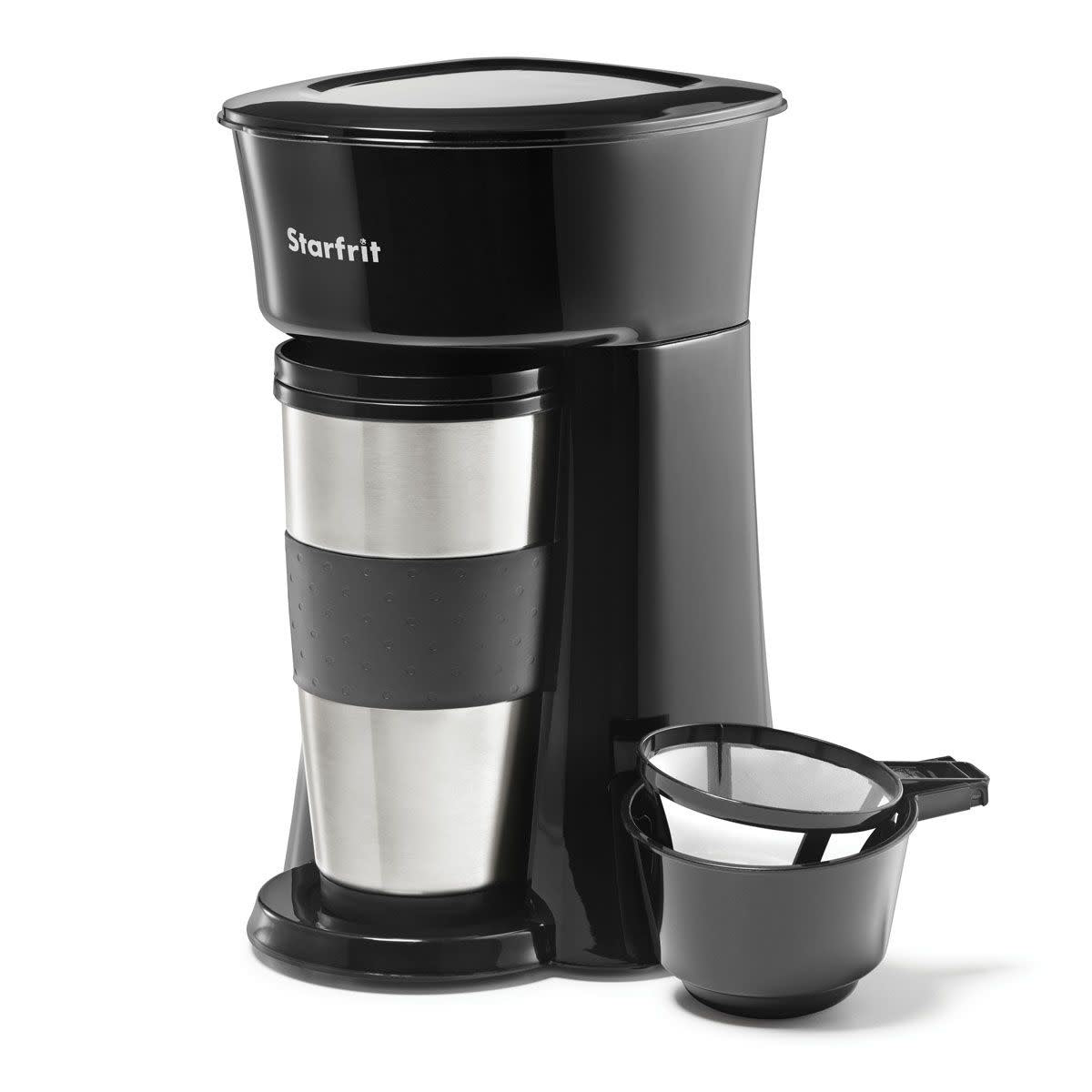 Cafetière individuelle 12oz avec tasse de voyage - Starfrit