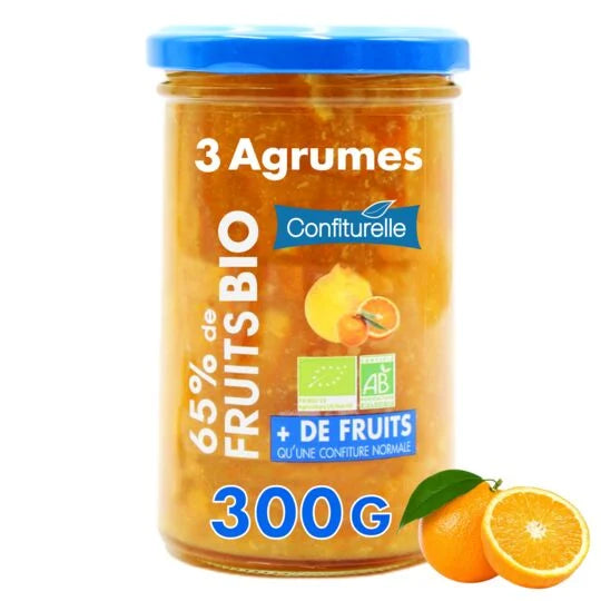 Confit d'agrumes Bio 250 ml