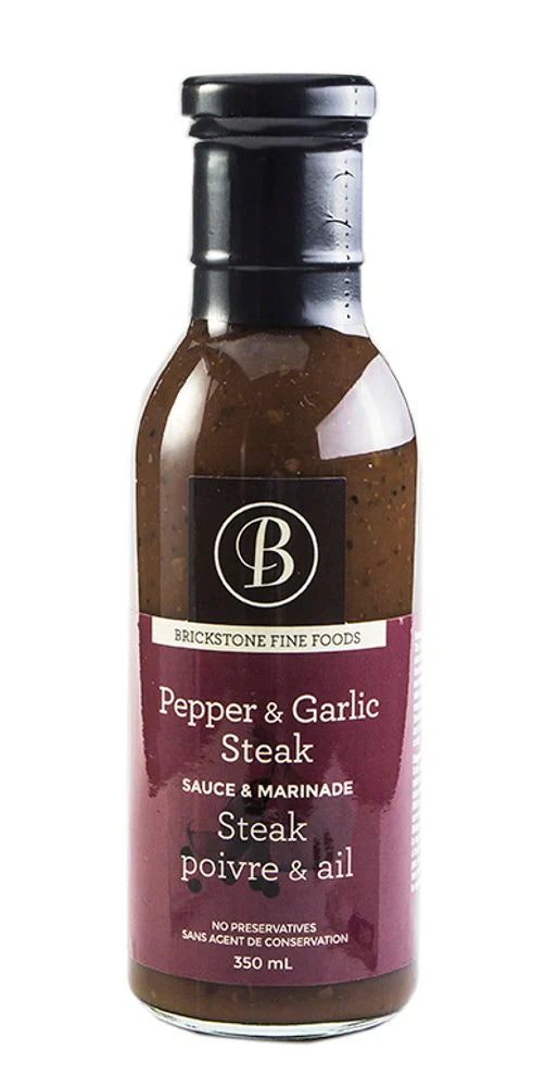 Brickstone Pepper &amp; Garlic Steak Sauce 350ml