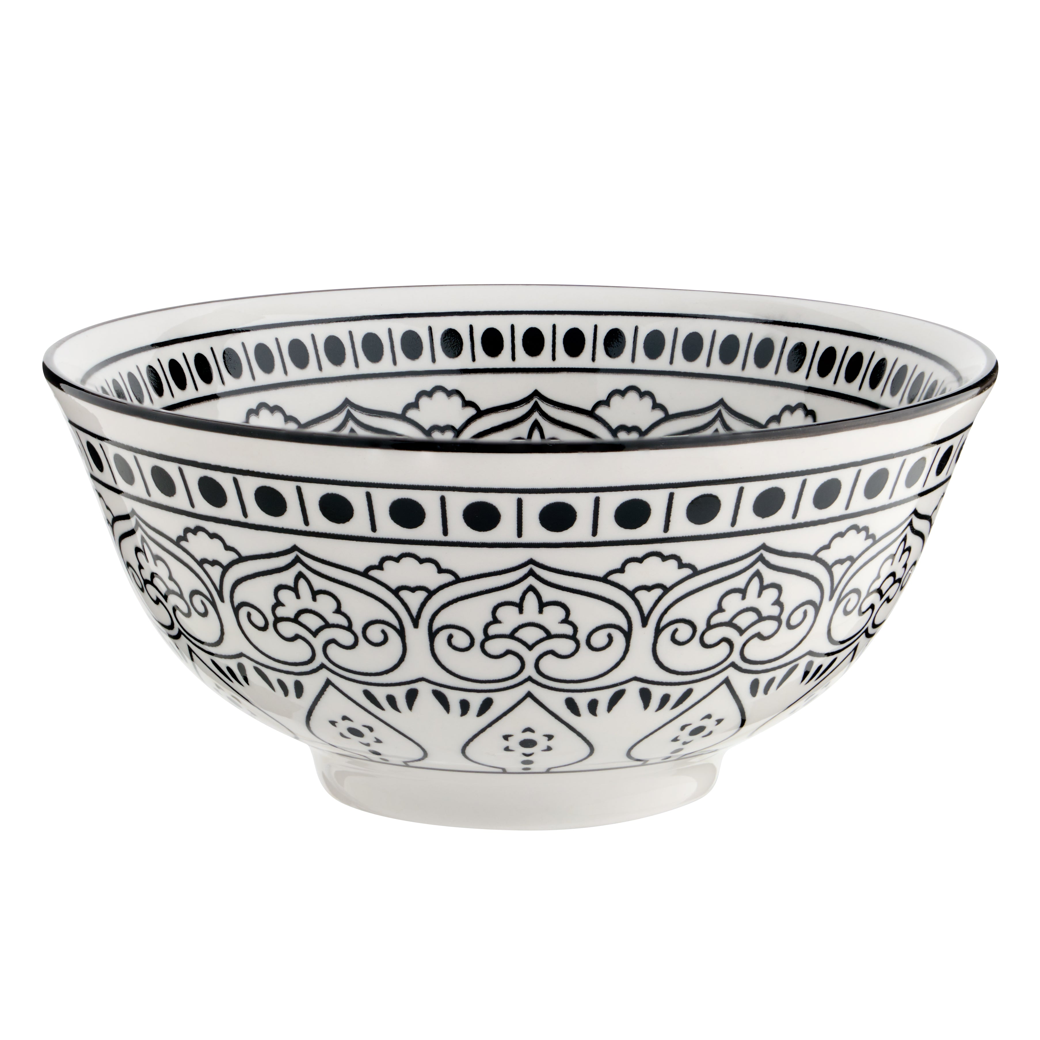 Bol Damas noir et blanc 12.25 cm