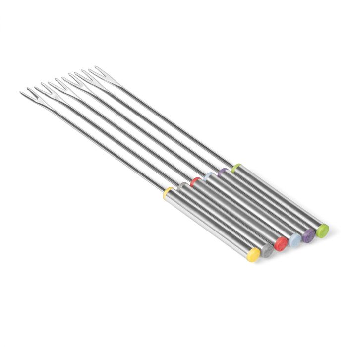 Ensemble de 6 fourchettes à fondue acier inox - Starfrit