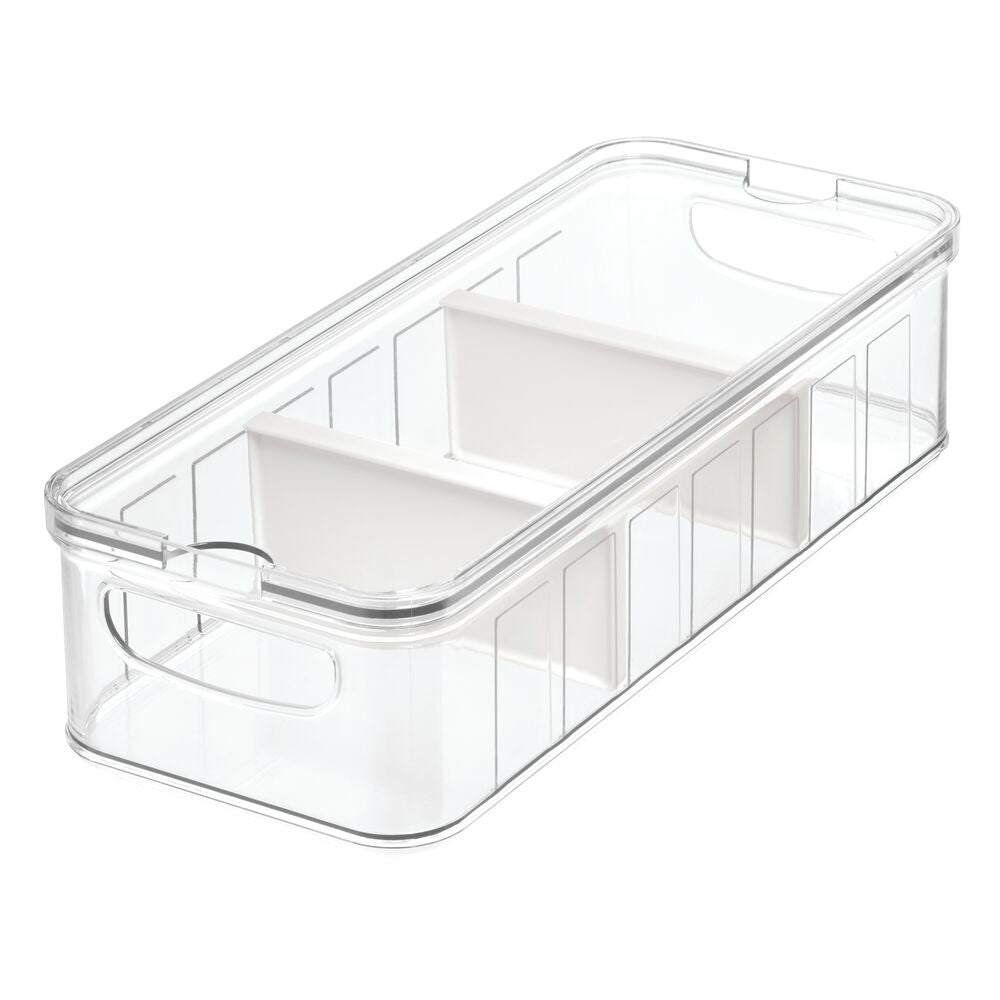 Rangement avec 3 compartiments en plastique 14.8"x 3.8" x 6.3"