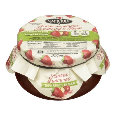 Confiture Pommes et fraises 300ml
