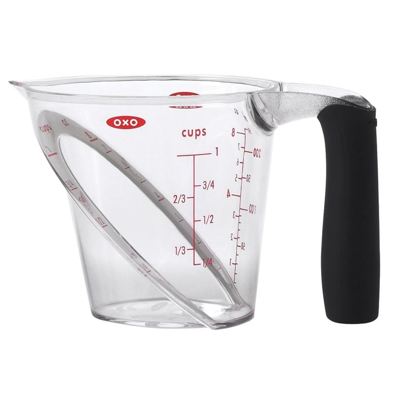 Mesure cuisine tasse, Tasse à mesurer en verre