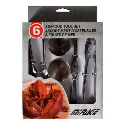 Ensemble de 6 ustensiles à fruits de mer