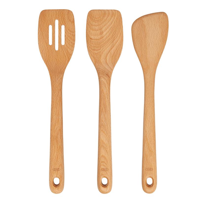 Ensemble de 3 spatules en bois - Oxo