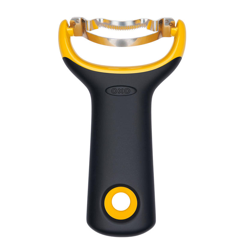 Éplucheur pour maïs en inox jaune et noir - Oxo