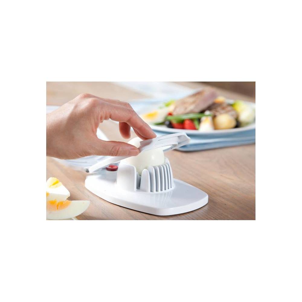 Coupe-oeufs en plastique et inox