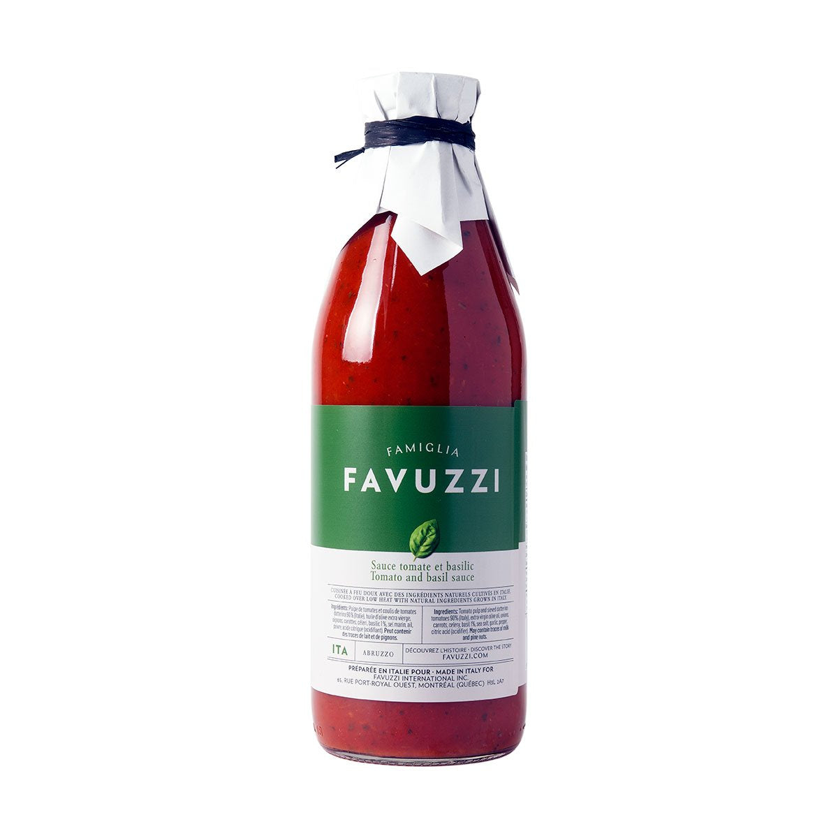 Basil Sauce 1 L - Favuzzi