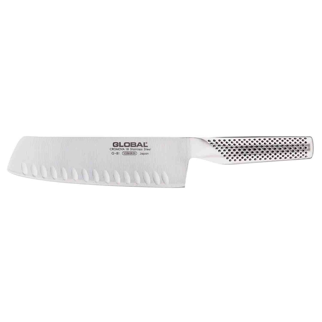 18 cm fluted vegetable knife - Global