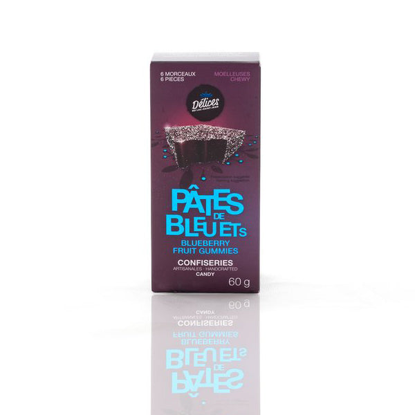 Blueberry Paste 6 units 60 g - Délices du Lac St-Jean