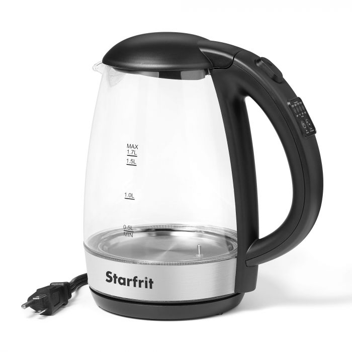 Starfrit 1.7L Variable Temperature Glass Electric Kettle