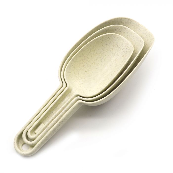 Ensemble de 3 pelles à mesurer en fibres de paille de blé - Starfrit