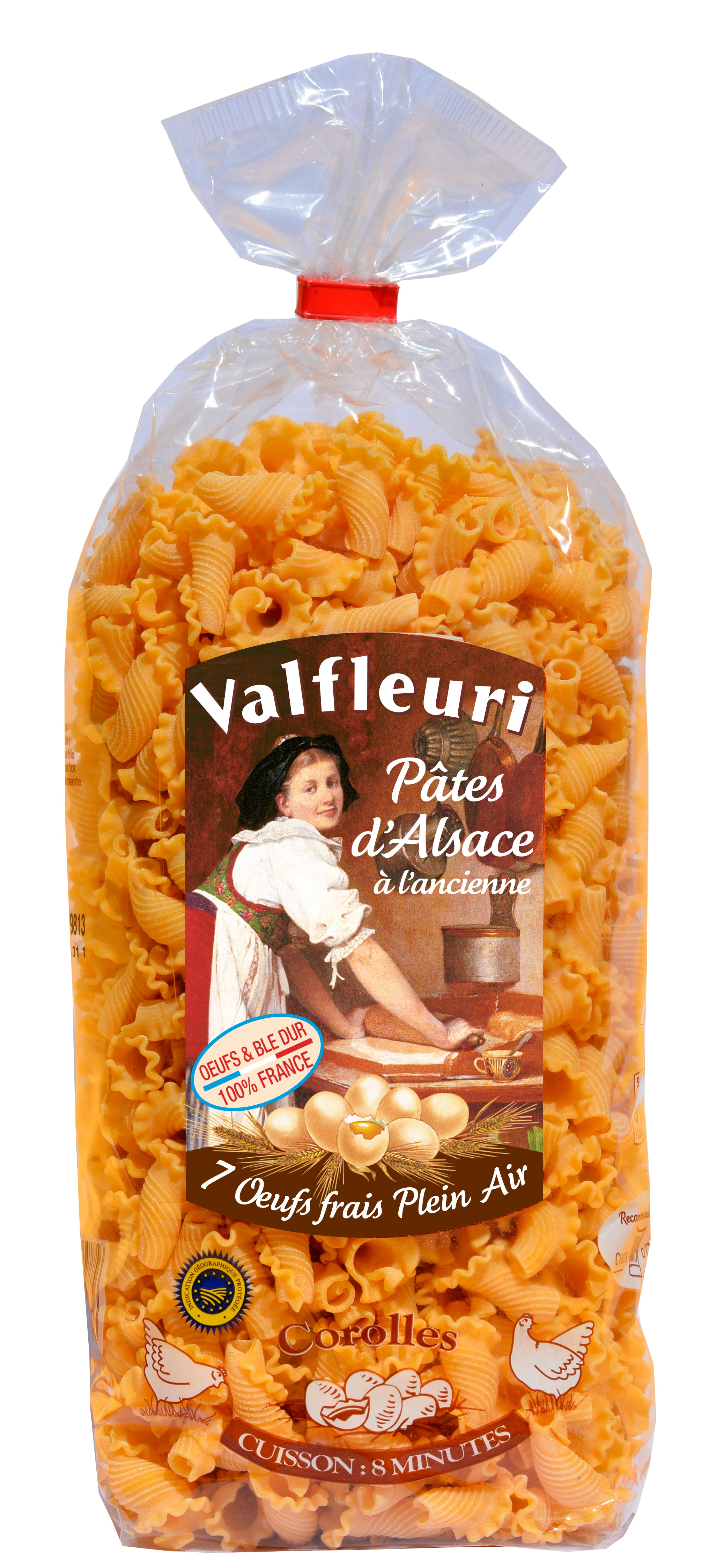 Pâtes Valfleuri à l'Ancienne Corolles 500g
