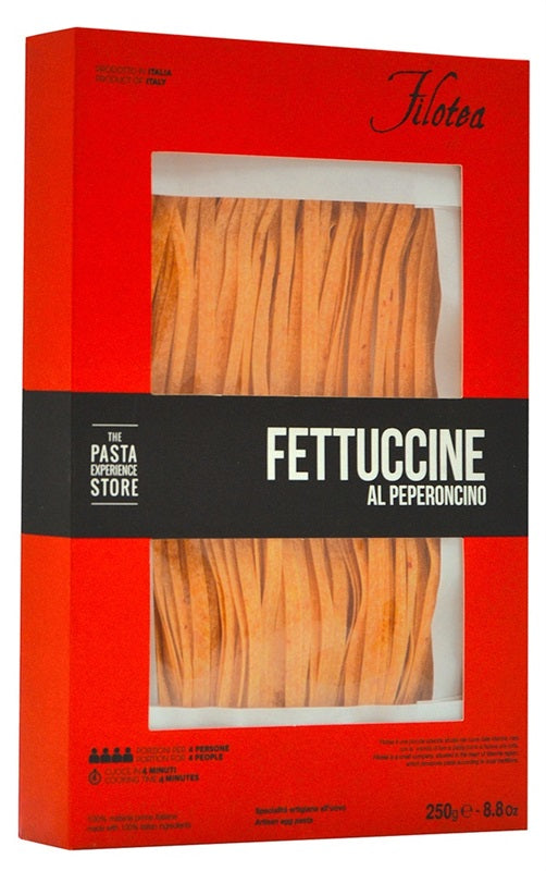 Pâtes Filotea fettucine piment et chili 250g